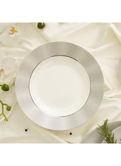 DANUBE HOME Danube Home Riley Fine Bone China Soup Plate 21Cm Elegant And Durable Ideal For Soups Stews Or Salads Perfect For Formal Dining Or Everyday Use Dishwasher And Microwave Safe  - Image 1