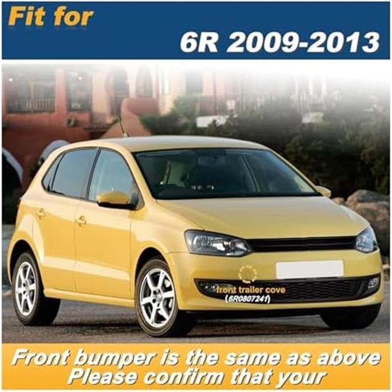 QASULER Tow Hook Eye Cover for VW Polo 6R - Image 3