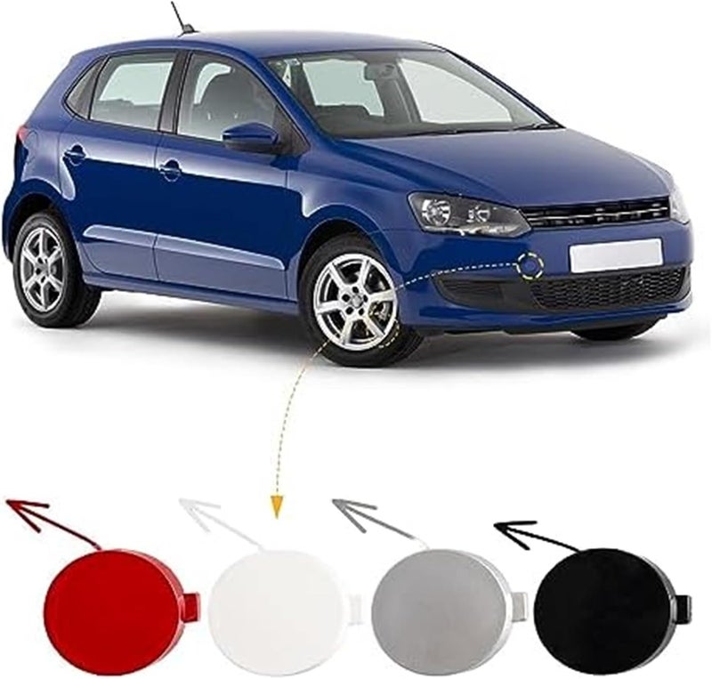 QASULER Tow Hook Eye Cover for VW Polo 6R - Image 4