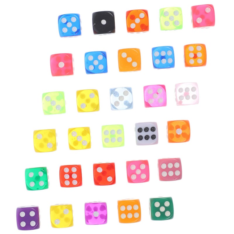 3 Sets Of 90 Resin Dice Multi Sided Dice For Board Games Party Games Mixed Colors - Image 4
