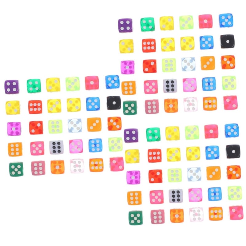 3 Sets Of 90 Resin Dice Multi Sided Dice For Board Games Party Games Mixed Colors - Image 2