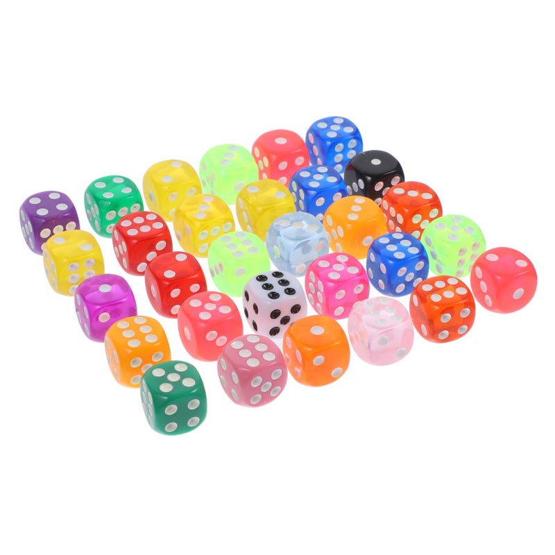 3 Sets Of 90 Resin Dice Multi Sided Dice For Board Games Party Games Mixed Colors - Image 5