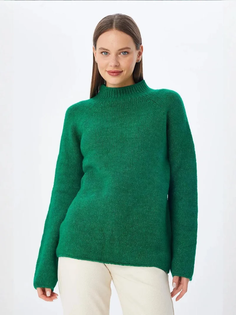 MixRay Mixray Knit Half Turtleneck Sweater