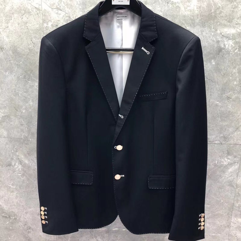 Tb Tom Open Line Suit Casual Fashion Slim Fit Men'S And Women'S Suit Jacket - Image 3