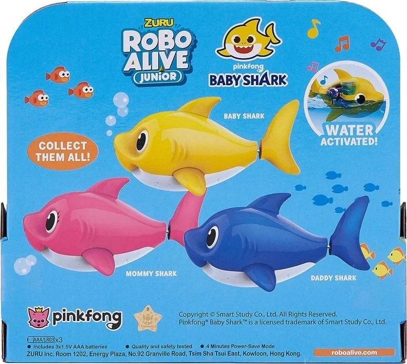 جيوتشي بريزيوسي Baby Shark Floating and Sound Figure