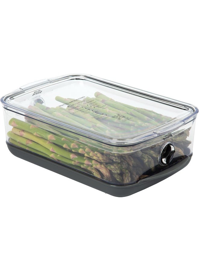 Progressive ProKeeper+ Stackable Produce ProKeeper Storage Container with Stay-Fresh Vent System (PKS-907 (3 qt Medium Produce)) - Image 3