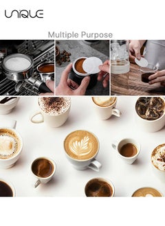Unique Coffee Paper Filter for Espresso Machine, 300 Pcs 51 mm Espresso Filter Puck Screen Portafilter Paper for Home Office DIY Coffee Compatible with AeroPress Coffee and Espresso Maker  - Image 5