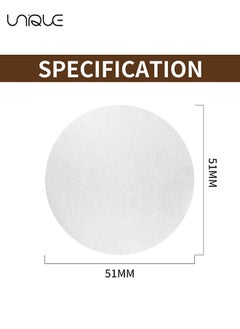 Unique Coffee Paper Filter for Espresso Machine, 300 Pcs 51 mm Espresso Filter Puck Screen Portafilter Paper for Home Office DIY Coffee Compatible with AeroPress Coffee and Espresso Maker  - Image 2