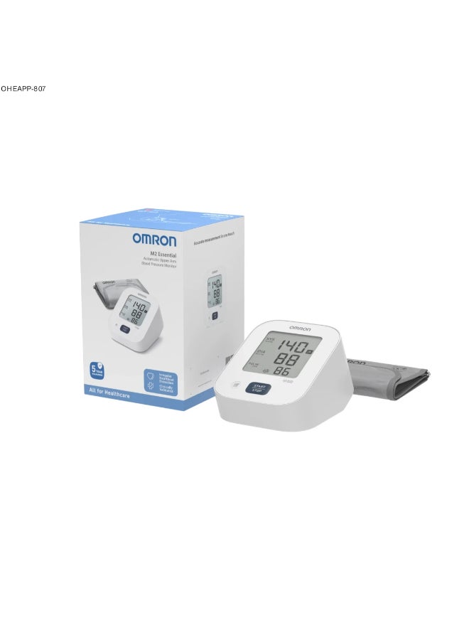 Omron M2 Essential Automatic Upper Arm Blood Pressure Monitor - Image 1