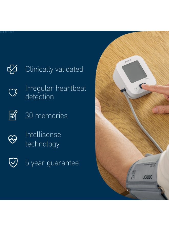 Omron M2 Essential Automatic Upper Arm Blood Pressure Monitor - Image 5