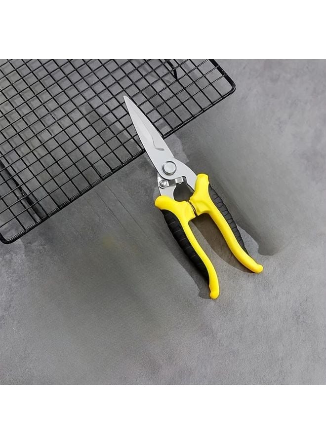 Red Yellow Electricians Scissors Multifunctional Iron Sheet Shears Cable Knife Ceiling Cutting Wire Trough Tool - Image 2