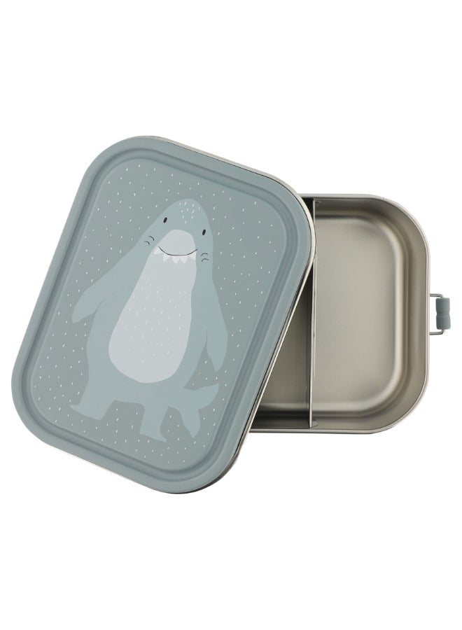Trixie Stainless Steel Lunch Box Large - 2-Compartment - Mr. Shark - Image 2
