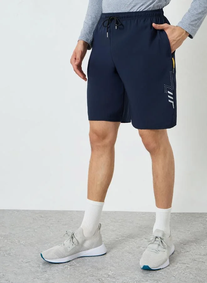 Styli Active Men Active Training Shorts with Zipper Pockets