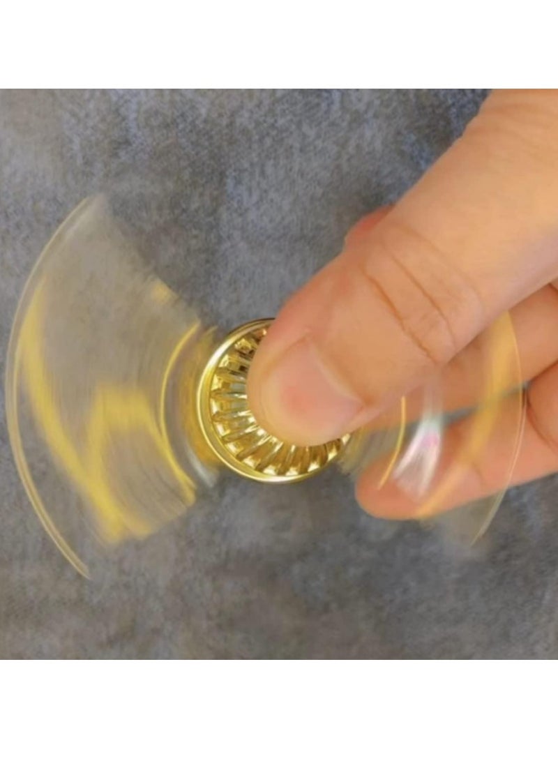 Golden Fidget Spinner for Kids Adults, Metal Orb Ball Toy, Sphere Fidget Hand Finger Spinner Ball for Boys Girls, Desk Office Toys  - Image 5