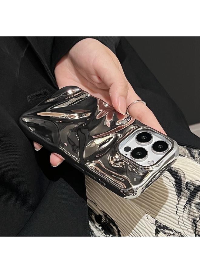 اس-توب جراب لهاتف iPhone 12 Pro Max مصنوع من مادة TPU المطلية بالكهرباء والمتموجة المائية - Image 3