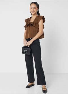 Ginger Ruffle Detail Top  - Image 4