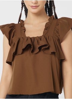Ginger Ruffle Detail Top  - Image 3