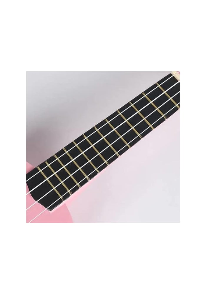 Megarya Pink Soprano Ukulele with Accessories for Beginners - Image 3