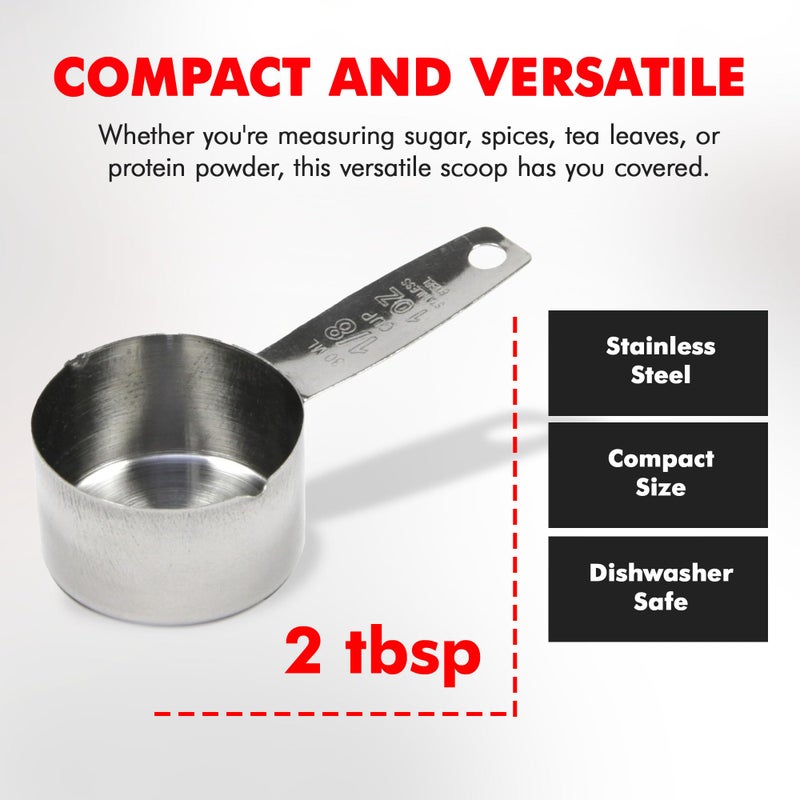 Chef Craft Select Coffee Measurer, 4 inch 2 tbsp, Stainless Steel - Image 4