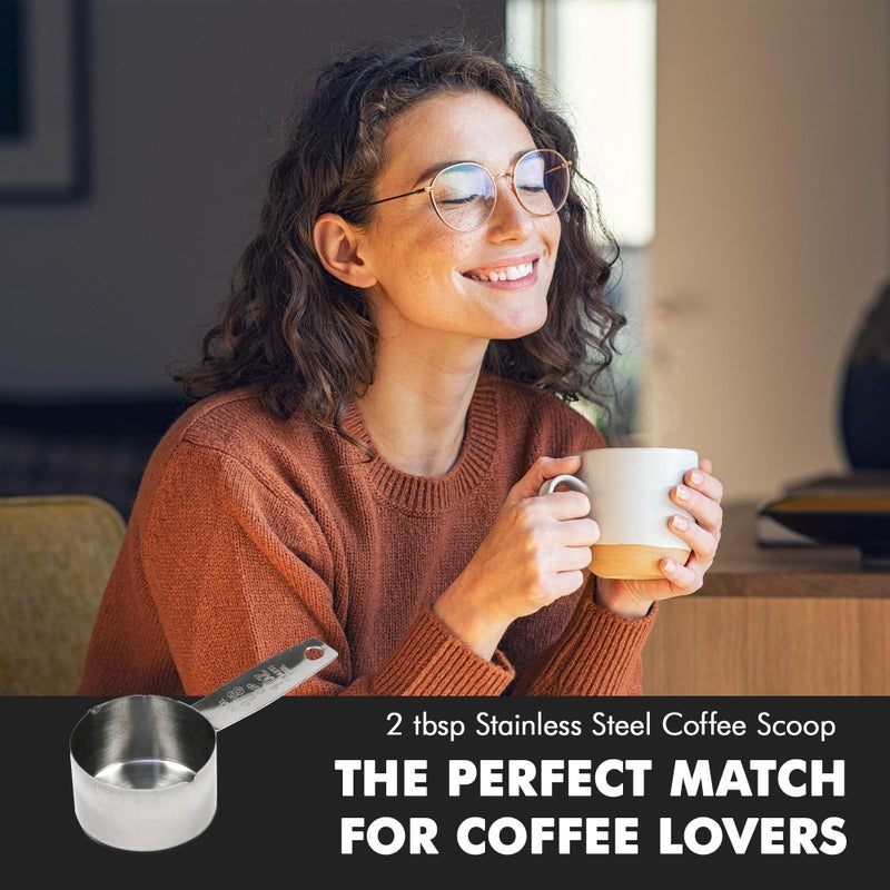 Chef Craft Select Coffee Measurer, 4 inch 2 tbsp, Stainless Steel - Image 5