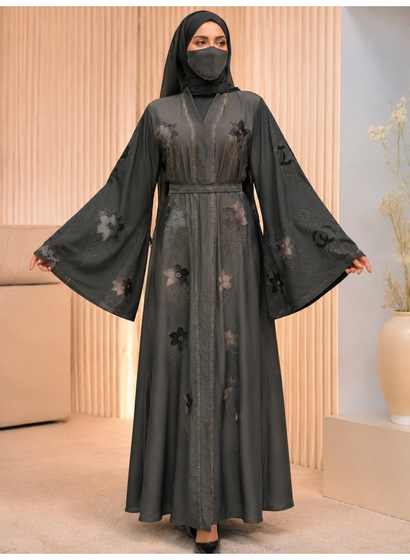 AMYAE Elegant Abaya with Separate Shila Islamic Jilbab for Women, Full Length Long Sleeve Modest Salah Dress, Casual Wear for Ladies best for Casual Use and  Umrah & Hajj - Image 2