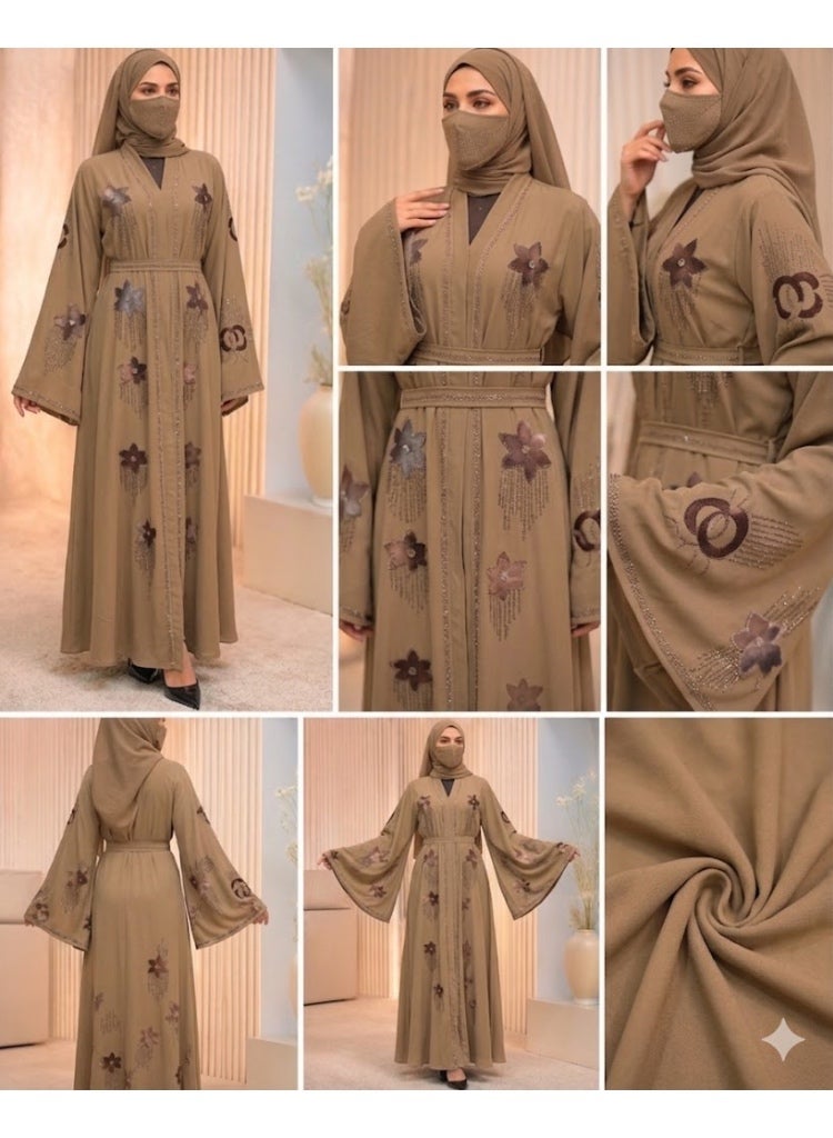 AMYAE Elegant Abaya with Separate Shila Islamic Jilbab for Women, Full Length Long Sleeve Modest Salah Dress, Casual Wear for Ladies best for Casual Use and  Umrah & Hajj - Image 5