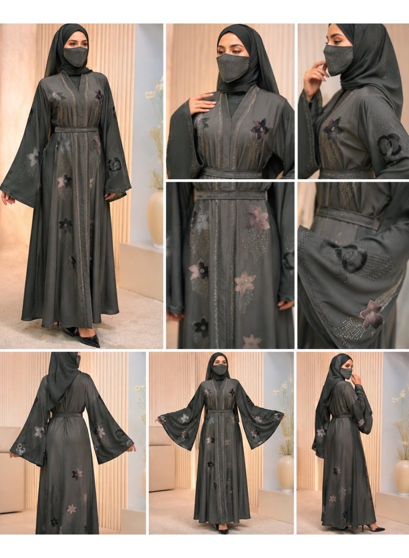 AMYAE Elegant Abaya with Separate Shila Islamic Jilbab for Women, Full Length Long Sleeve Modest Salah Dress, Casual Wear for Ladies best for Casual Use and  Umrah & Hajj - Image 3