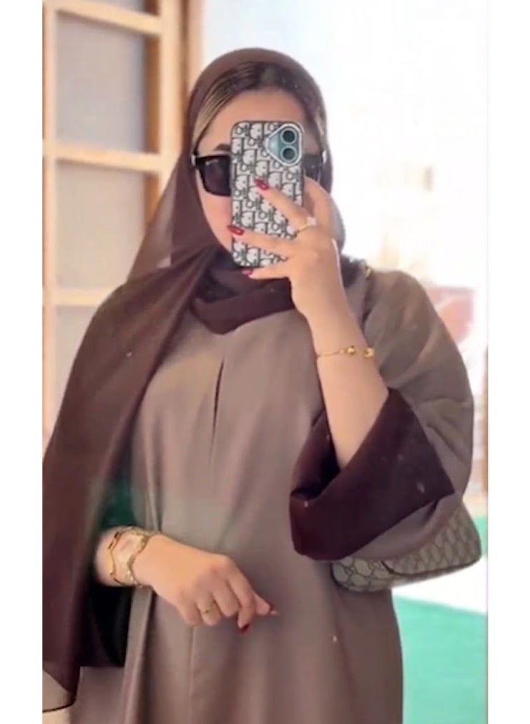AMYAE Elegant Abaya with Separate Shila Islamic Jilbab for Women, Full Length Long Sleeve Modest Salah Dress, Casual Wear for Ladies best for Casual Use and  Umrah & Hajj - Image 2