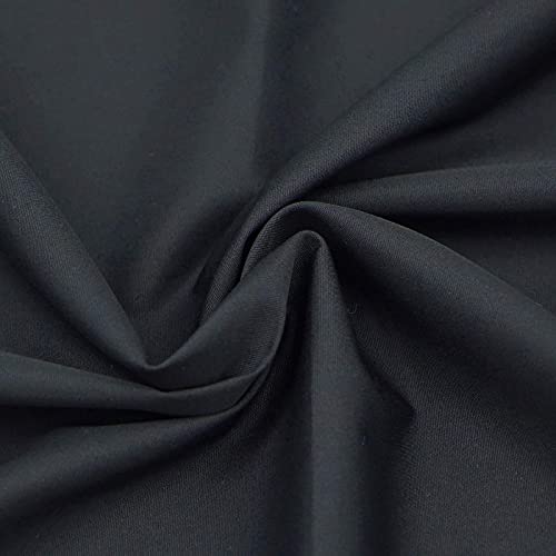 Master FAB -Black 100% Cotton Fabric by The Yard (Black, 1.1y*1pcs) - Image 3