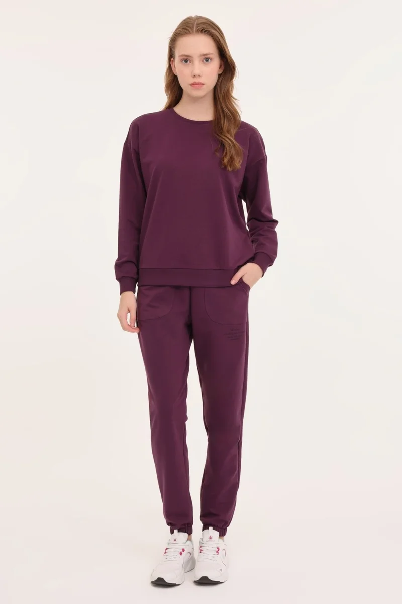 LUMBERJACK Wl Anna 22ct1170 4pr Dark Purple Women's Sweatpants