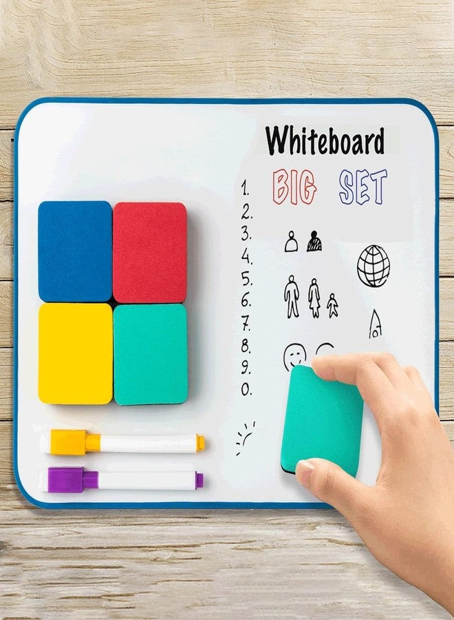 NinthKey Magnetic Pen Holder Pen Pencil Marker Holder Storage Organizer and 4 Dry erase Pens and 1 eraser for Whiteboard, Refrigerator, Locker and Other Metal Surfaces, etc.. (Combo Pack) - Image 5