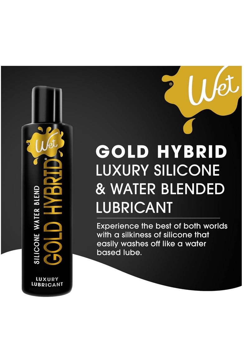 Wet Gold Hybrid Silicone and Water-Based Lubricant 9 fl oz - Image 3