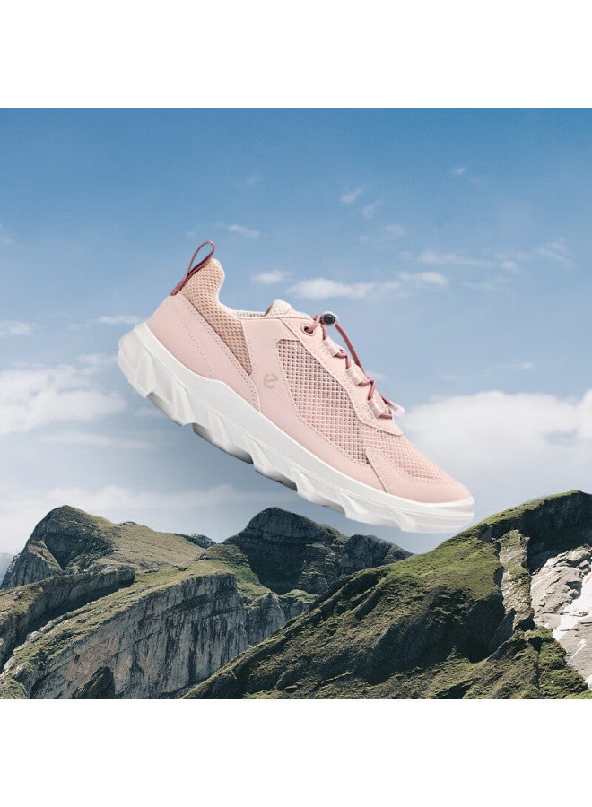 Ecco Women's Sports Shoes Mesh Breathable Simple Low-top Casual Running Shoes Drive 83 Pink Size 38 - Image 3