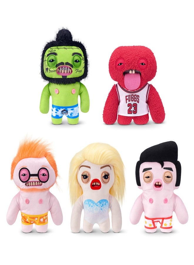 فاجلار دمية فغلر فغ ستارز القطيفة مقاس 9 بوصات (غونكي غوبر) من زورو - حيوان محشو مضحك على شكل وحش قبيح بأسنان تشبه أسنان الإنسان، دمية قطيفة قابلة للتجميع للأطفال والمراهقين والبالغين ومحبي الدمى القطيفة - Image 2