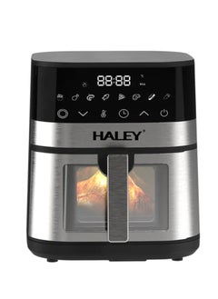 Wtrtr HALEY Air Fryer 7L with Window, 2000W stainless steel air fryer oven led touch screen oilless, ptfe free, dishwasher safe,2 Years Warranty (7L)