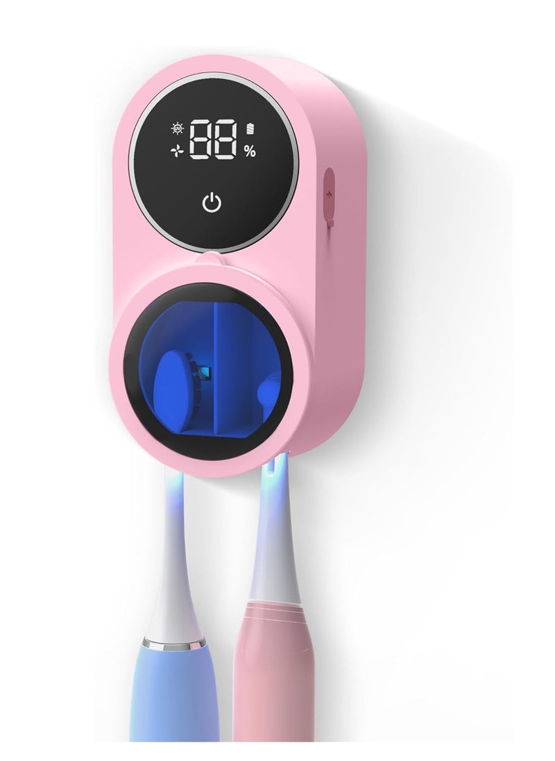 Generic Automatic Toothbrush Holder with UV Cleaning & Fan Drying – Wall Mounted Smart Bathroom Organizer for Electric & Manual Toothbrushes – Hygienic, Waterproof, and Space-Saving Home Gadget  - Image 2