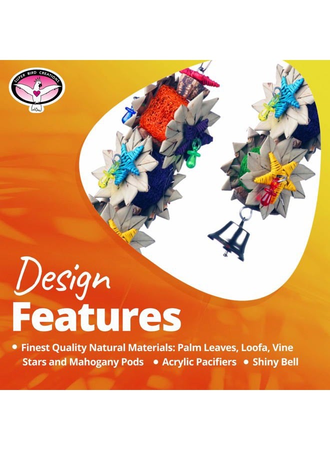 Super Bird Creations SB1098 Palm Star Toy, Medium Size, 13" x 3.5" x 3.5" - Image 4