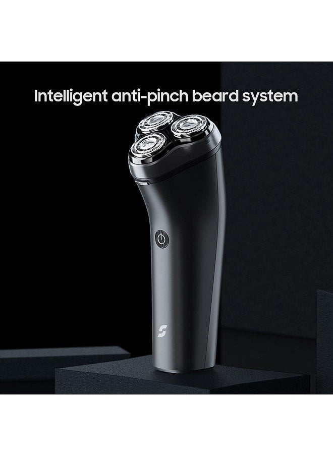S1 Electric Shaver for Men's Razor with 3D Floating Detachable Cutter Head Pop-up Sideburn Trimmer Smart Cordless Beard Trimmer