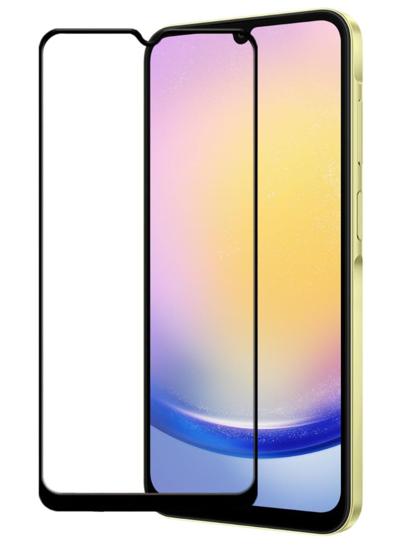 ACLIX Antistatic ESD Dustproof Premium Quality High Definition Tempered Glass Screen Protector Designed For Samsung Galaxy A25 - Image 1