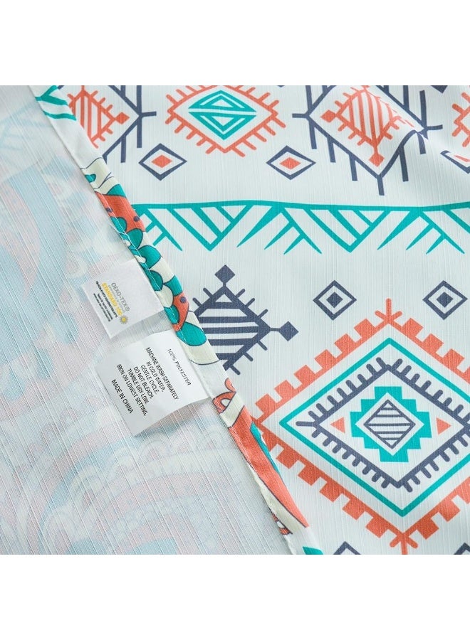 السرعوف الذهبية ستارة حمام GOLD MANTIS مقاس 71 × 71 بوصة (182 × 182 سم) - مقاومة للماء، خالية من التجاعيد، سريعة الجفاف، مصنوعة من البوليستر مع 12 فتحة معززة - تصميم مطبوع عصري (Pandya) - Image 2