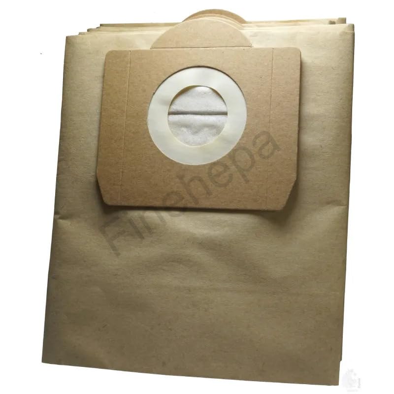 Finehepa Paper Dust Bags Set of 5 - Compatible with Karcher Vacuum Cleaner WD3, WD3 P, MV3 & WD 3.200 - Image 3