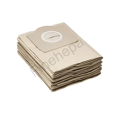 Finehepa Paper Dust Bags Set of 5 - Compatible with Karcher Vacuum Cleaner WD3, WD3 P, MV3 & WD 3.200 - Image 1