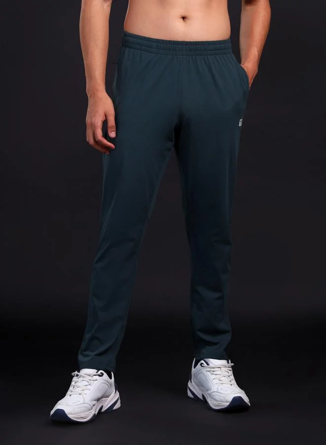 Technosport Technosport Solid Slim Fit Trackpants with Drawstring
