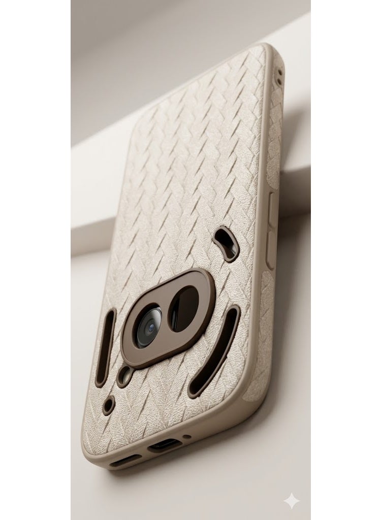 Lynacz Original Case for Nothing Phone 2A Case Cover Silky Full Body  with Microfiber Lining Shockproof Protective Cover for Nothing Phone 2A 6.7-inch(BROWN) - Image 4