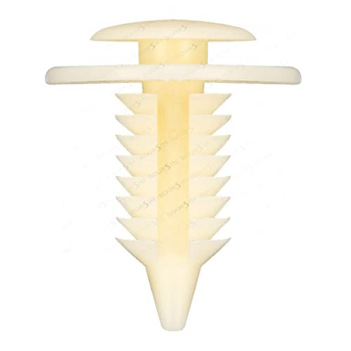 Boursin 50Pcs Nylon Door Trim Panel Clips Retainers for Dodge Ram 1500 2500 3500 Pickup 1994-On Yellow 6503709 - Image 1