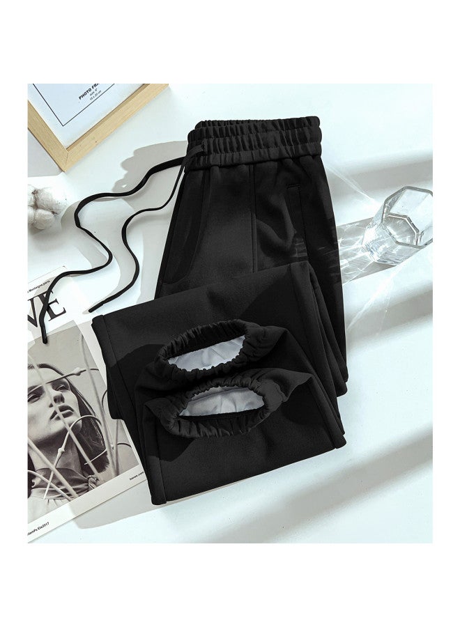 TonLion American Retro Workwear Joggers Women 2025 Spring New Casual Pocket Design Cuffed Sweatpants Women - Image 3
