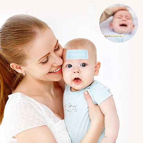 PCTC 20 Sheets Fever Patch for Kids, Cooling Patch Forehead Strips Cooling Gel Sheet for Baby Kids Children Adult Relieve Headache, Toothache Pain, Sunstroke, Drowsiness, Fatigue, Refreshing - Image 4