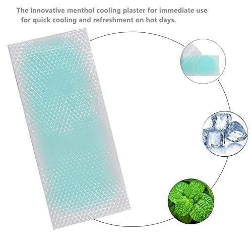 PCTC 20 Sheets Fever Patch for Kids, Cooling Patch Forehead Strips Cooling Gel Sheet for Baby Kids Children Adult Relieve Headache, Toothache Pain, Sunstroke, Drowsiness, Fatigue, Refreshing - Image 5