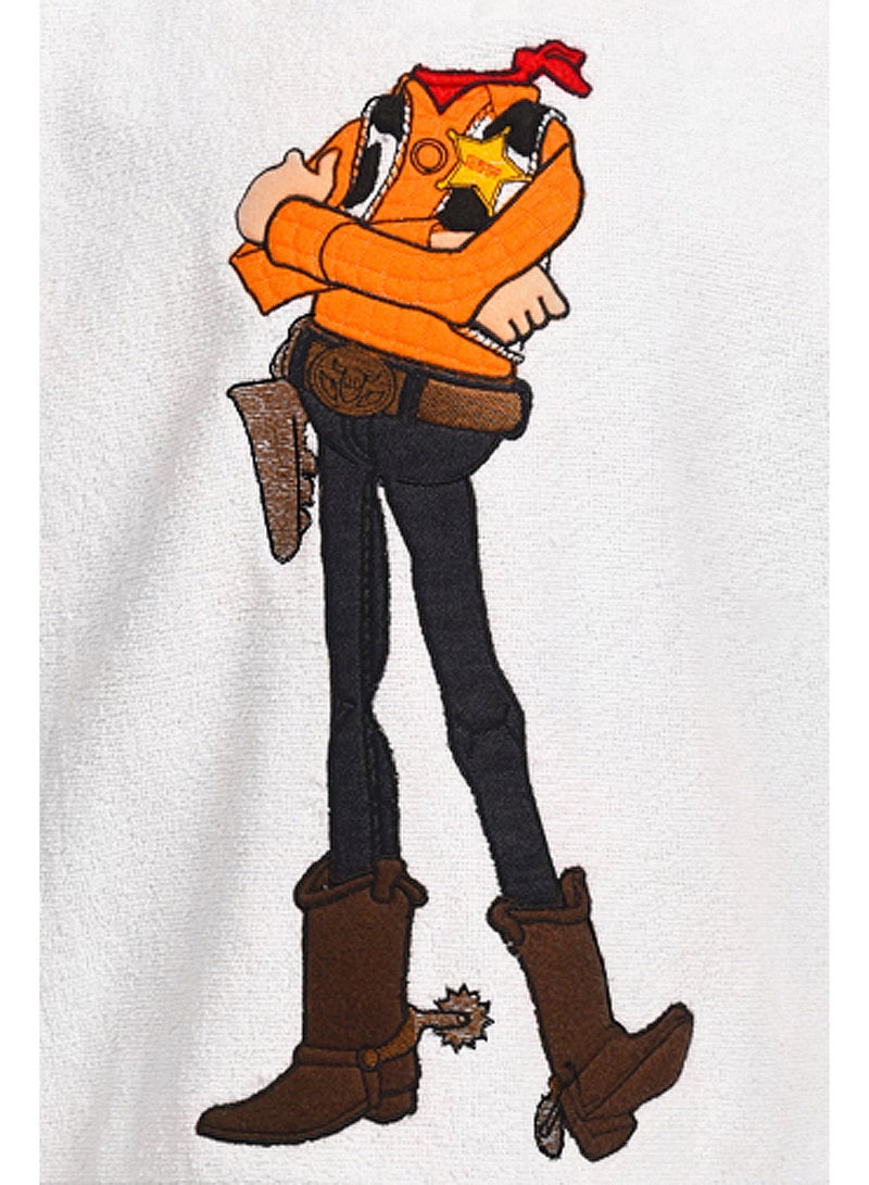 Creative Costumez Cowboy Hooded Towel (1-3 years) - Image 2