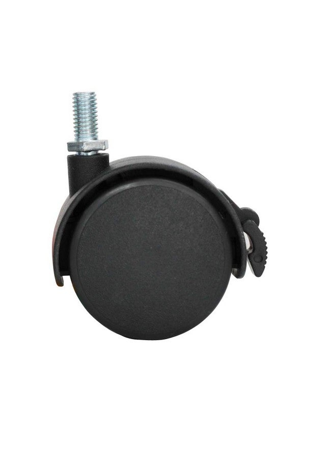 VIZ-PRO Mobile Whiteboard Caster Wheels, Black, Set Of 4 - Image 4
